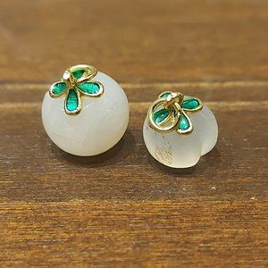 Mini Peach Pink Quartz Gemstone Charms